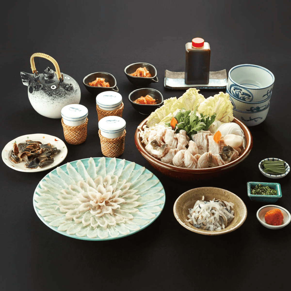 ふぐづくしコース(三~四人前)