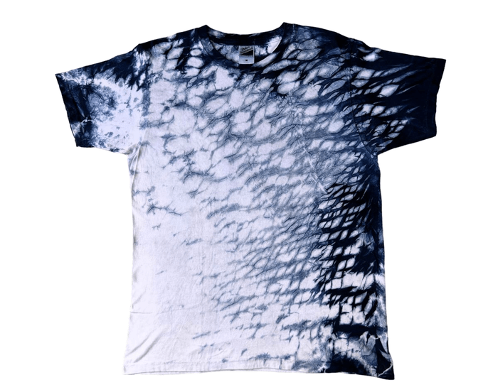 藍染め絞りTシャツ