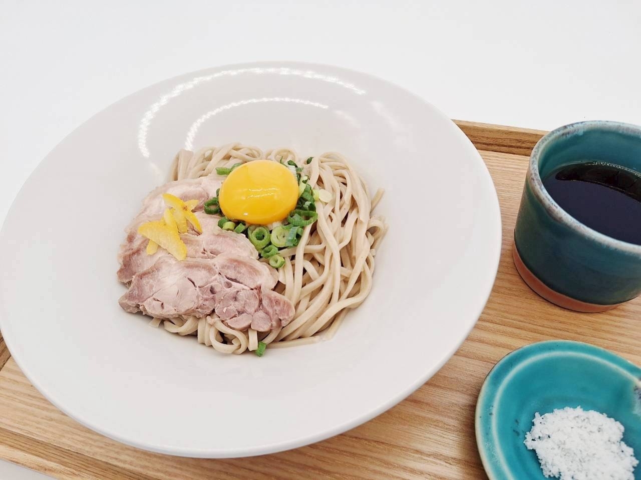 釜玉そば ~奥久慈卵と奥久慈シャモと共に~