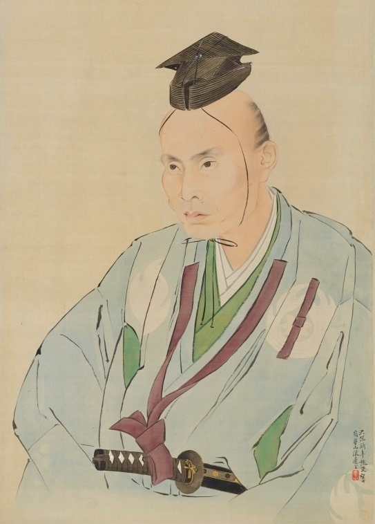 国宝 鷹見泉石像(部分) 渡辺崋山筆 江戸時代・天保8年(1837) 東京国立博物館蔵(古河歴史博物館で展示予定)