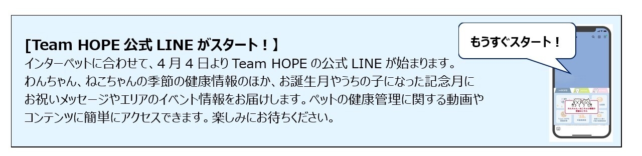 公式LINEもうすぐスタート