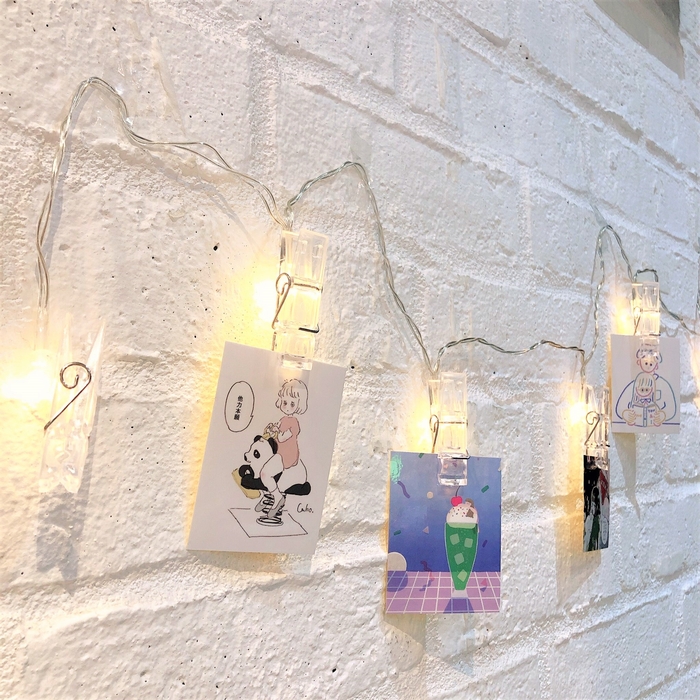 お気に入りの写真やドライフラワーなど 好きなものを挟んで飾れる!