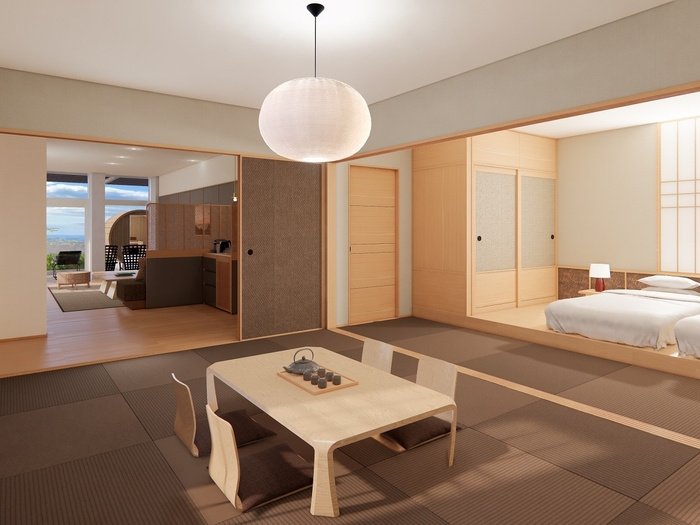 サウナ+露天風呂付き ラグジュアリースイート