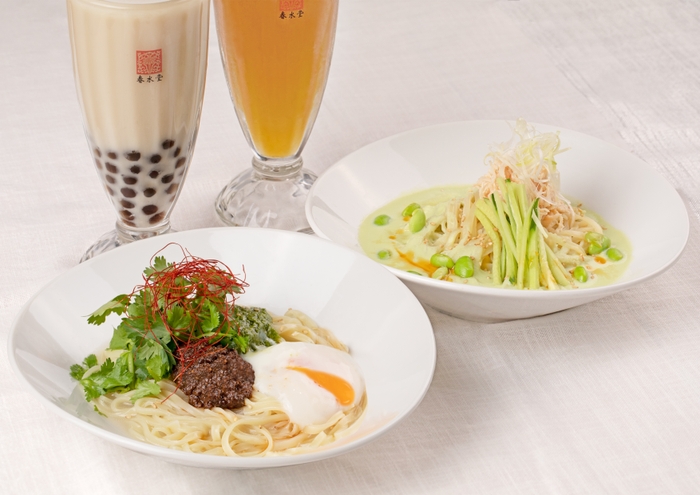 温玉パクチー&クリーミー枝豆。夏の涼麺2種新発売!