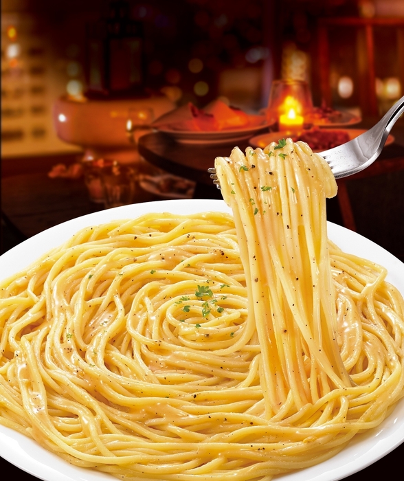 クイックパスタ　カルボナーラ風画像