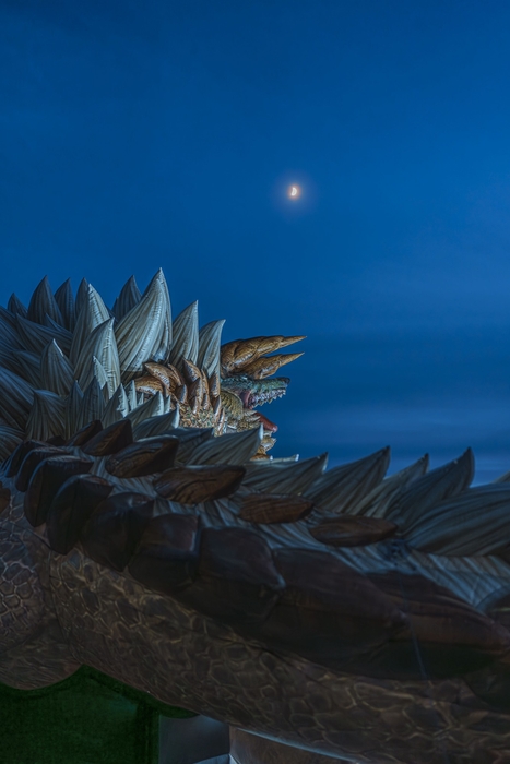 ▲月下の咆哮「ジンオウガ」がニジゲンノモリに降臨!