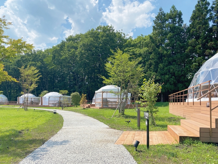 夏のグランピング