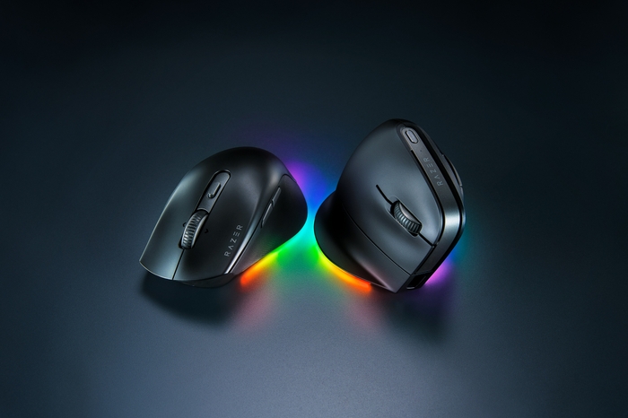 Razer Pro Click V2 シリーズ - 製品画像、使用時のイメージ画像