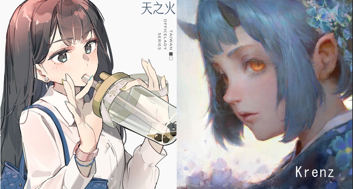 天之火＆Krenz作品イラスト