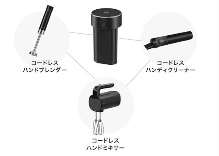 着脱式バッテリーで、全XTEND製品に対応