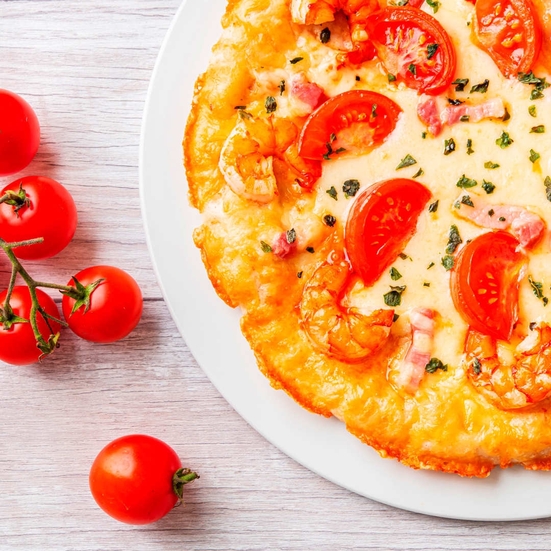 夏のアヒージョ ~ブラックタイガーエビとモッツァレラチーズ~