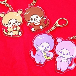 ゆるふわタッチがかわいすぎる。モンチッチの前髪クリップ。