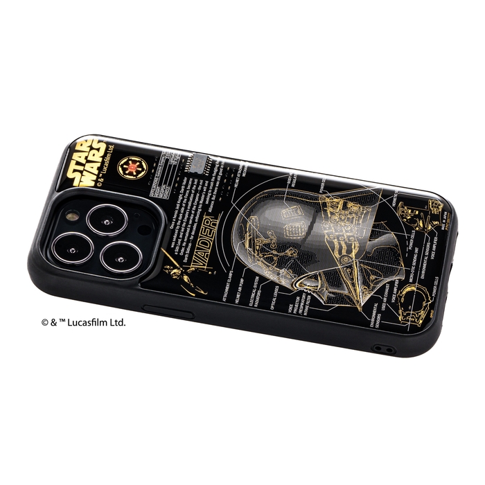 FLASH Darth Vader 基板アート iPhone 13 Proケース ななめ