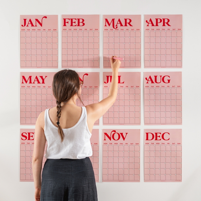 Large Monthly Wall Planner