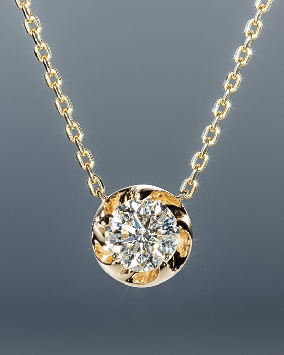 大粒ダイヤモンド「ラウラ」ネックレス(0.5ct~1ct)