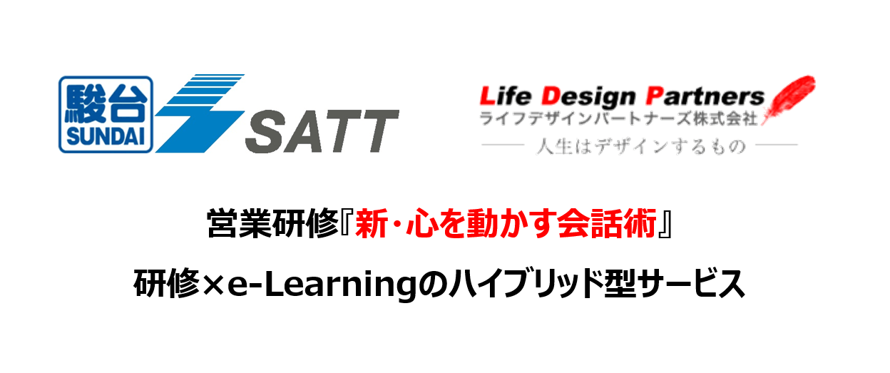 共同開発した営業研修パッケージ