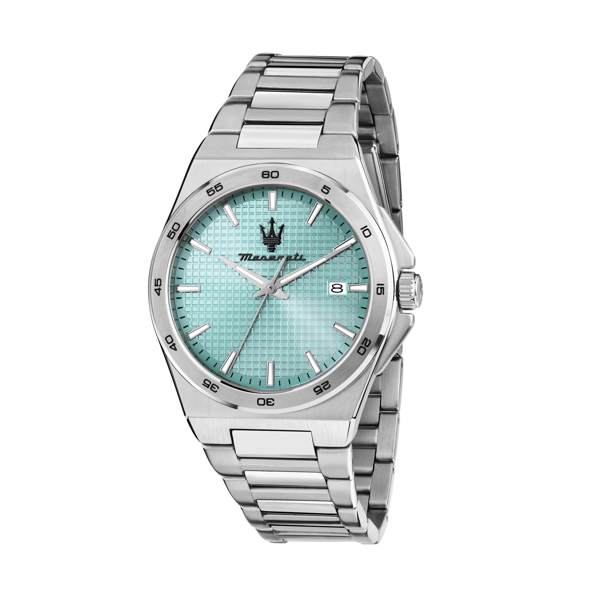 40MM 3H BLUE DIAL SS BR