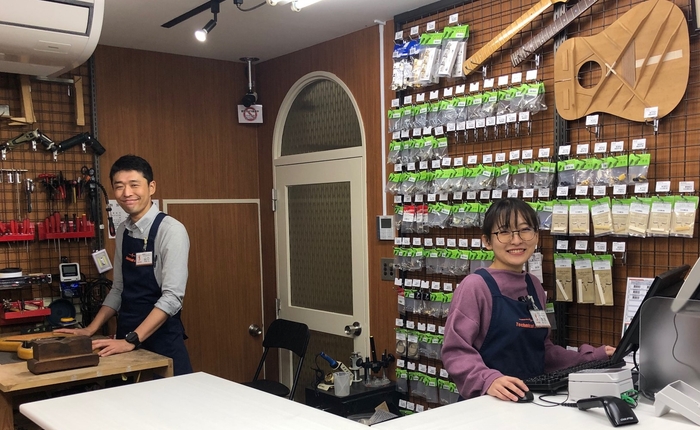 店内の様子(撮影用にマスクを外しております)