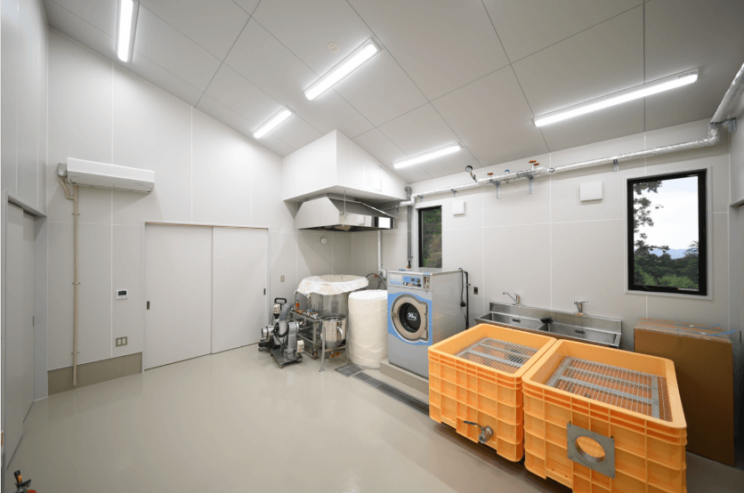 醸造所内(建設:浅野翼建築設計室 画像提供:浅野翼建築設計室)