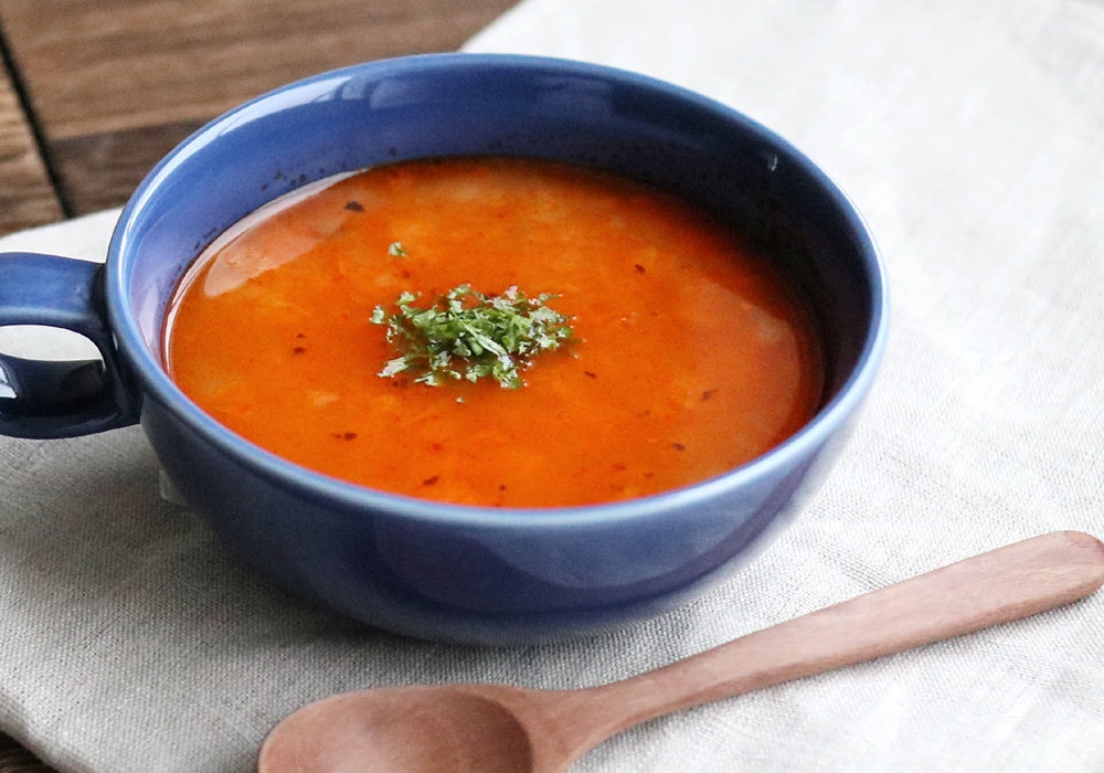 9種の野菜と4種のお豆の具だくさんミネストローネ