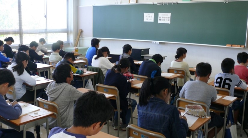 令和4年度(2022年度)の体験模試の様子