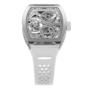 ZEROOのベストセラーモデルT4-01に春の新作が登場　 Silverカラーケース×Silver文字盤の 阪急メンズ東京「FORTUNE TIME」30本限定モデル発売