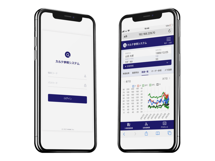 スマホDEカルテ(仮) イメージ