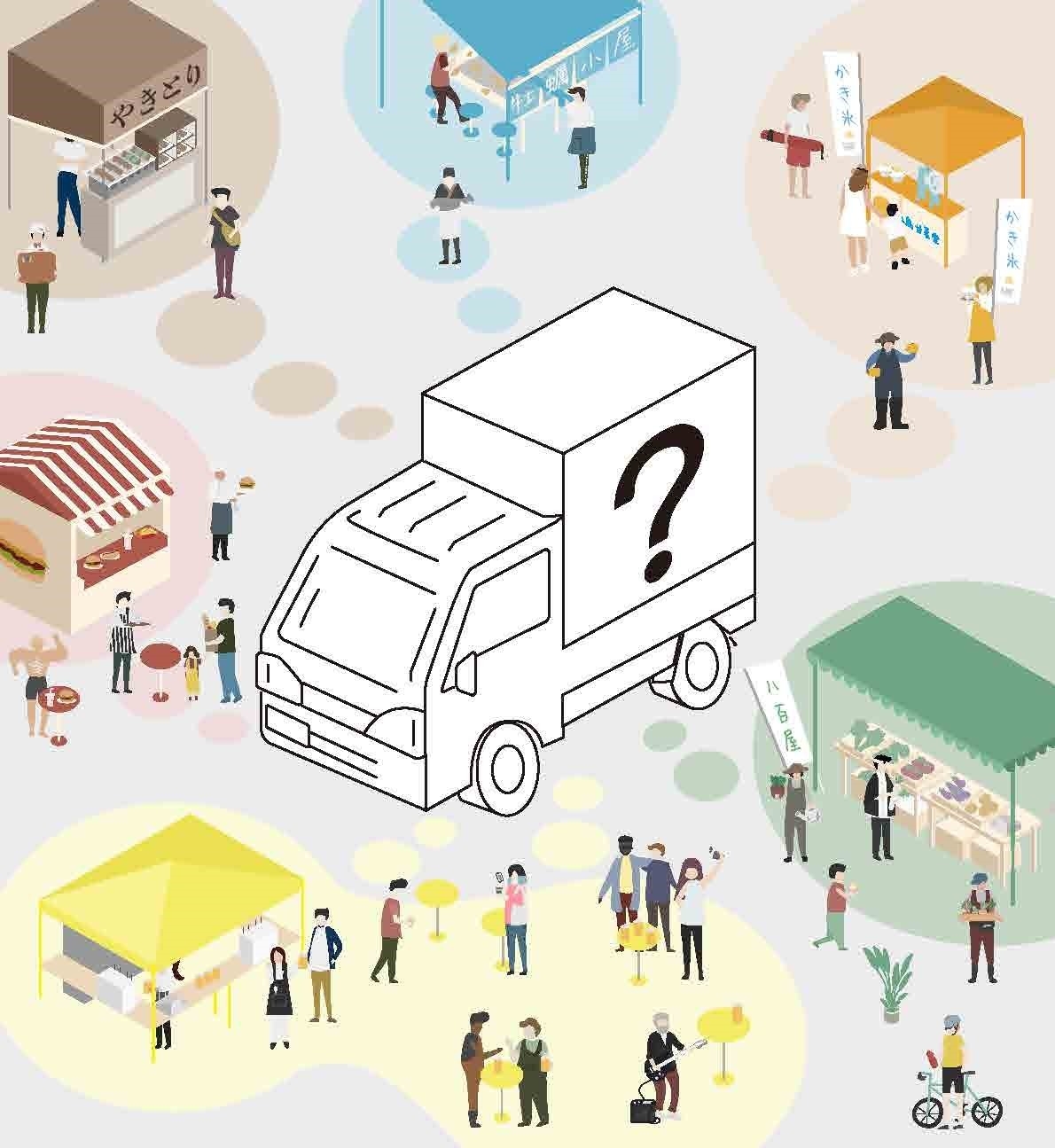 「屋台カーデザイン&ビルドコンペ」イメージイラスト