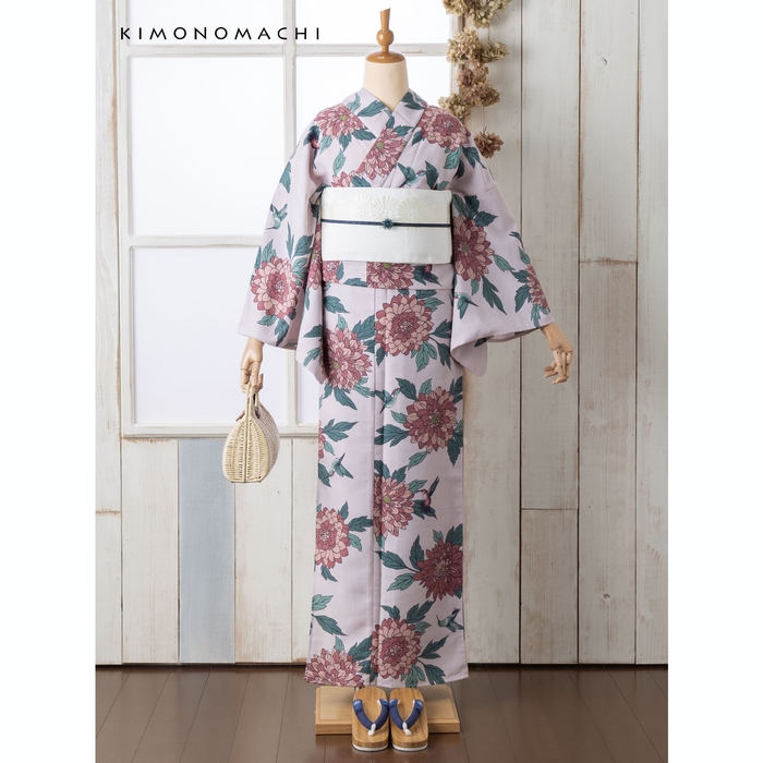 ダリアに蜂鳥 浅紫(だりあにはちどり あさむらさき)