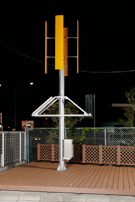 風力・ソーラーのハイブリッド発電システム