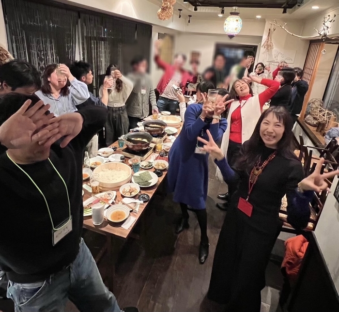 長野県あん松本の縁長とコンパ風景