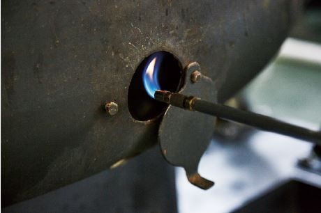 直火焼ルー製造風景1