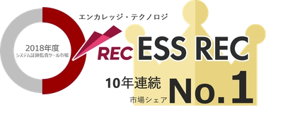 エンカレッジ・テクノロジの主力製品「ESS REC」が 10年連続で国内市場シェア1位を獲得、シェア率も50％を維持