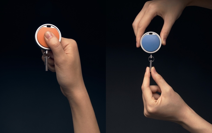 不安時はボタンを押す＆緊急時はピンを引くことで作動