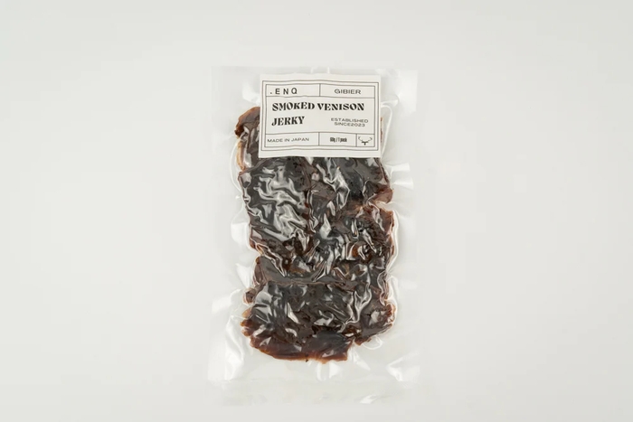 鹿肉ジビエ燻製ジャーキー