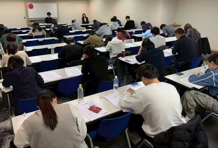 IMAT対面模擬試験の様子