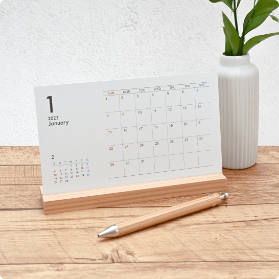 卓上カレンダー