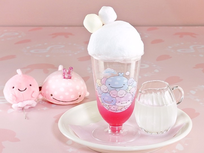 【じんべえさんとふうせんうお】わたあめピンクジンジャーソーダ