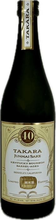 ４０周年を記念して醸造した「松竹梅純米ケンタッキーバーボン樽熟成酒」