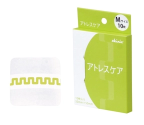 小さい傷あとから帝王切開のような大きな傷あとまで 様々な抜糸後の傷あとケアに使える『アトレスケアMサイズ』 10月2日に新登場！