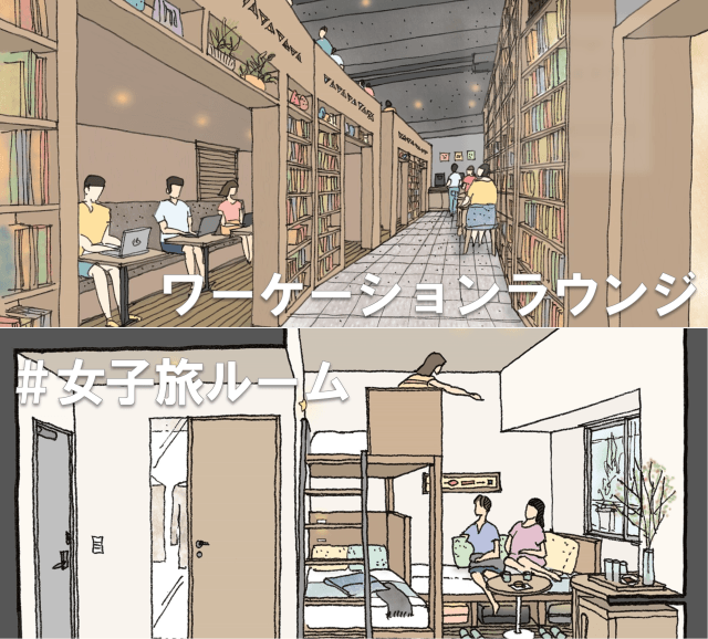 ワーケーション&女子旅ルーム