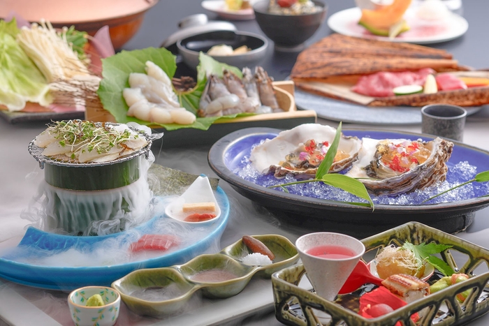 京丹後の新ブランド「京丹後イカ 漁火」に京都府産岩牡蠣&京都和牛で美食の夕べ