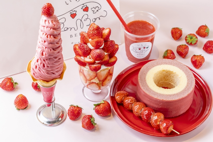 人気のいちごスイーツが6周年祭の特別仕様に!