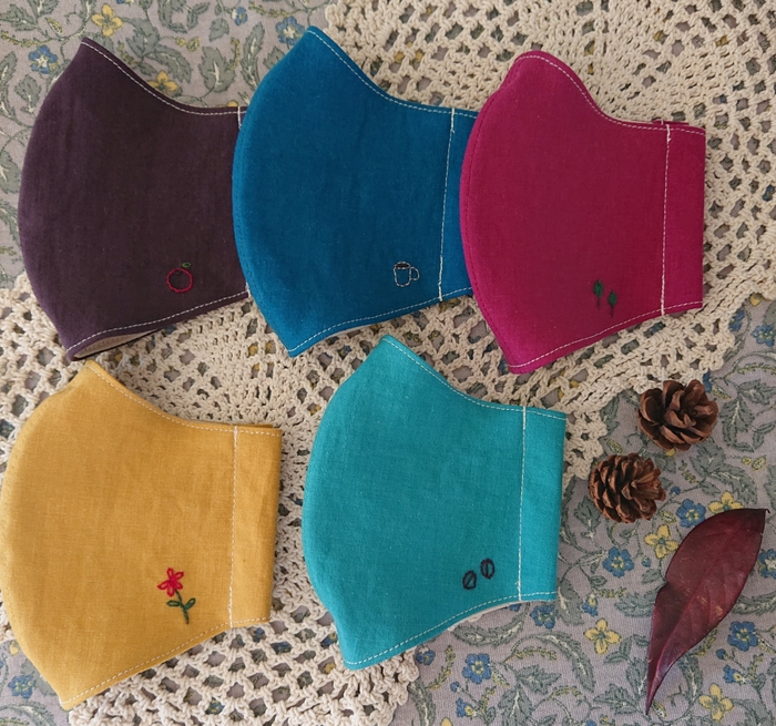 出品例:カラフルマスク by ソライロコトリ