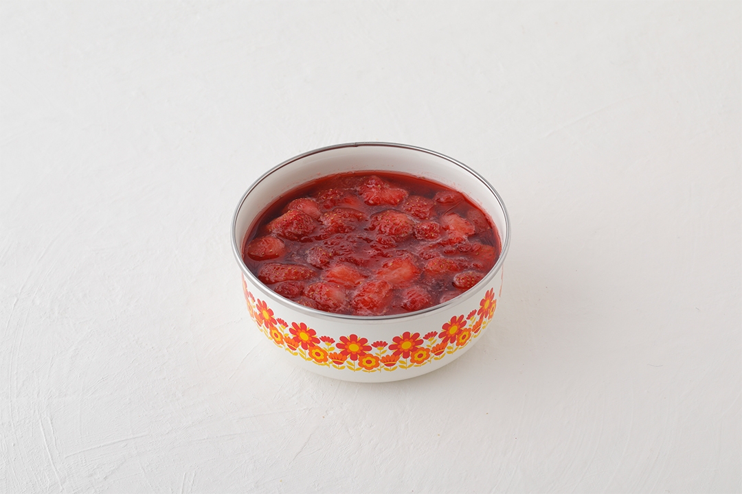 富士ホーロー Memories 14cm (サンフラワー柄)丸型容器