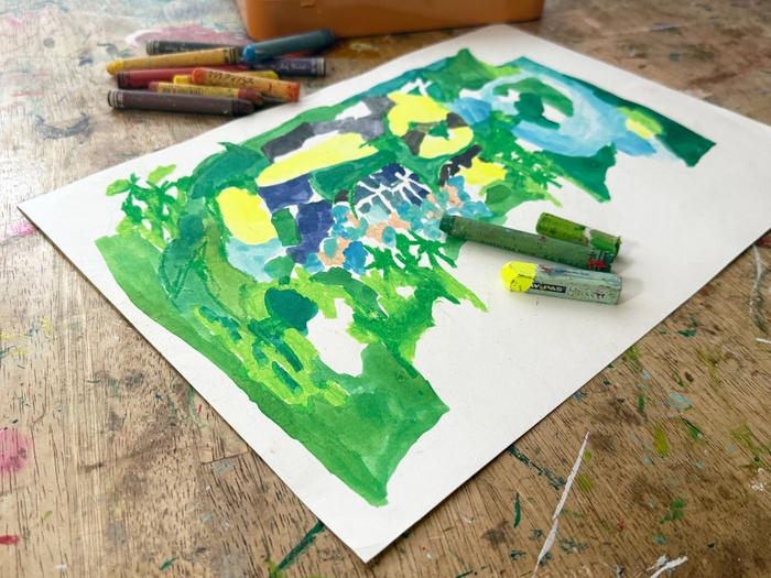 「おうちに帰ろう」の原画