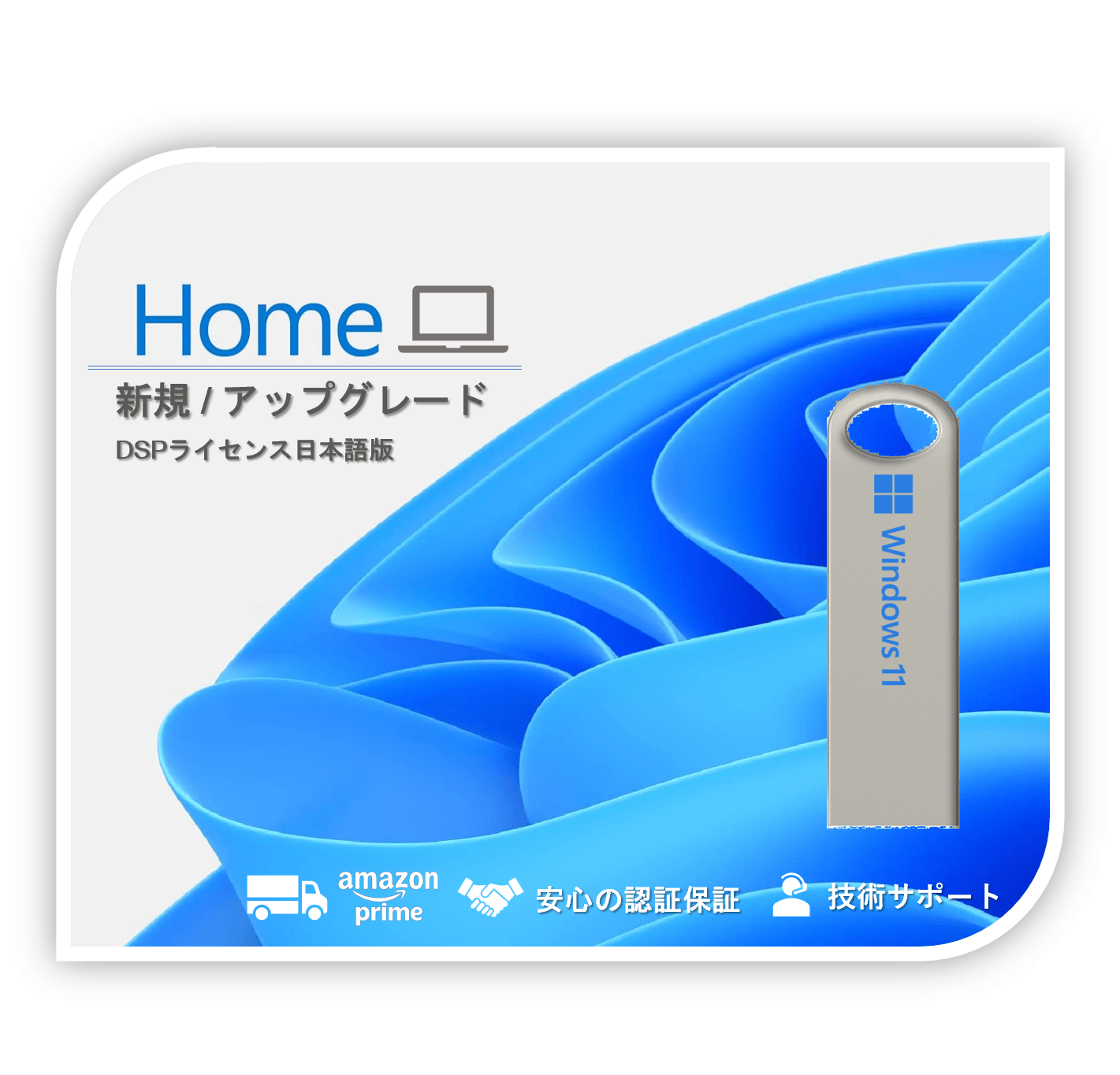 【Windows 11 Home】日本語 DSP ライセンス