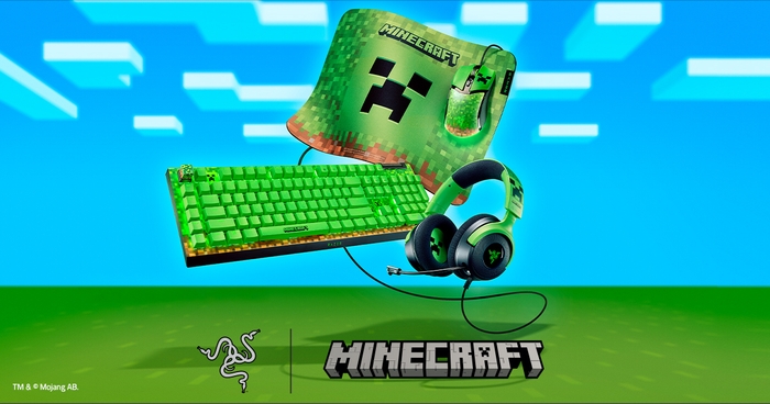 Razer Minecraft コレクション キービジュアル
