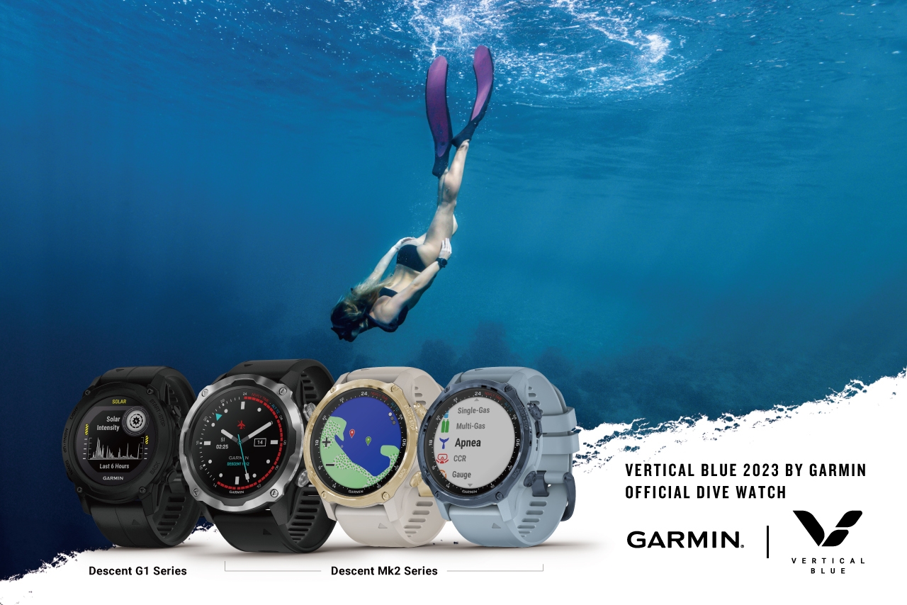 Vertical Blue 2023 Garmin officail dive watch