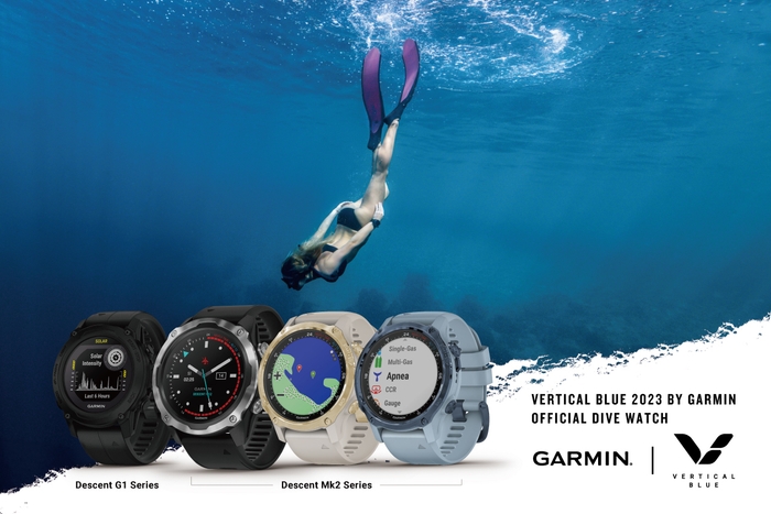 Vertical Blue 2023 Garmin officail dive watch